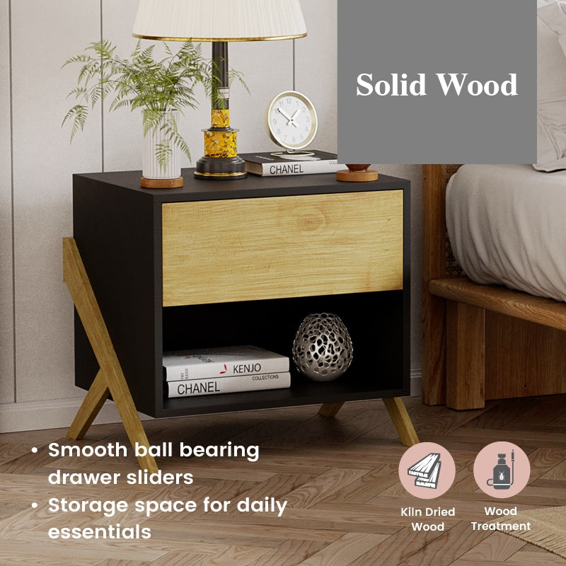 Wude Wood Bedside Table