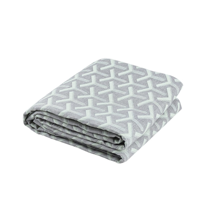 Blayz Reversible Cotton Jacquard Blanket