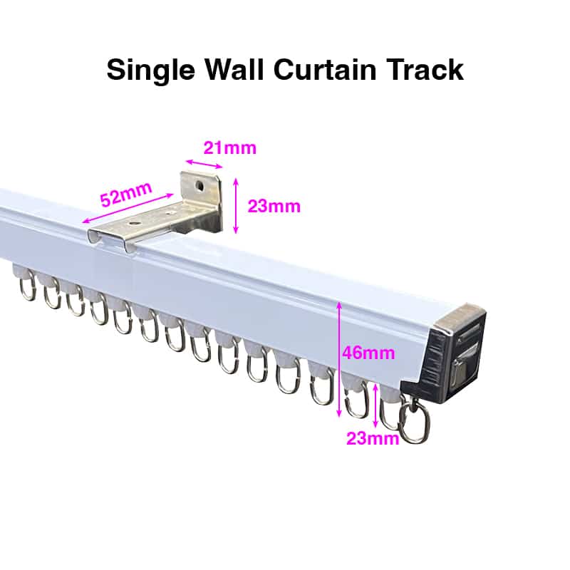 Wall Curtain Track Set (Customisable)