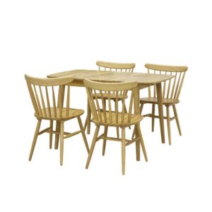 Dania Extendable Table + Disa Chairs (Dining Set)
