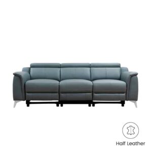 Erica 3 Seater Recliner Sofa (Half Leather)