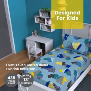 Kids World Bedsheet Set
