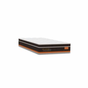 Orange Persona 10.5" Pocketed Spring Mattress + Ezra Storage Bed (Package)
