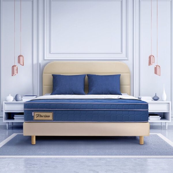 Parisa 10.5" Pocketed Spring Mattress + Jory Bed Frame (Package)