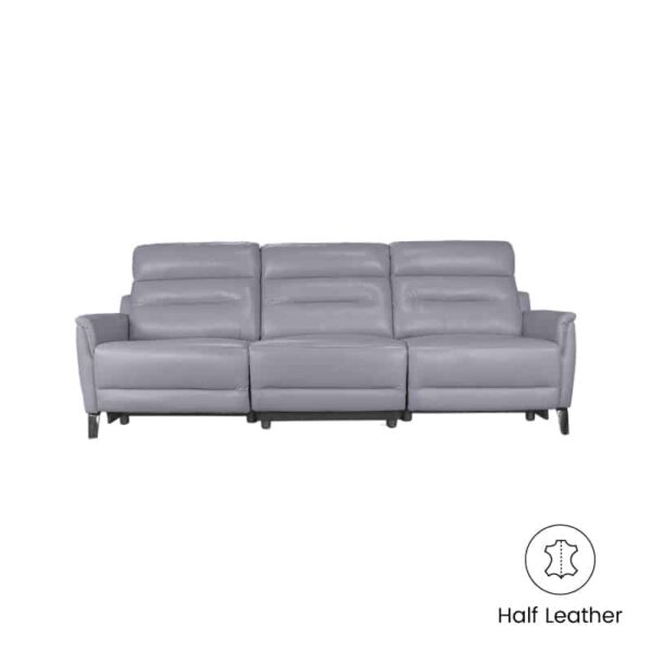 Betsy 3 Seater Recliner Sofa (Half Leather)