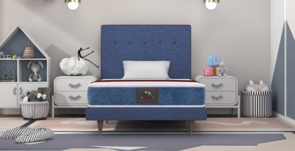 MaxKids Dreamie 6.5″ Bonnell Spring Mattress + Joy Bed Frame (Package)