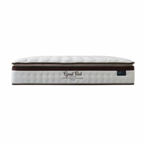 Great Rest 11” Pocketed Spring Mattress + Alpha Storage Bed (Package)