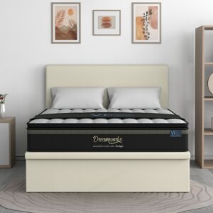 Dream Workx 10'' Bonnell Spring Mattress + Alpha Storage Bed (Package)