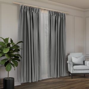 Charlotte Blackout Curtain - Customised size available (95% Sunlight Blockout）