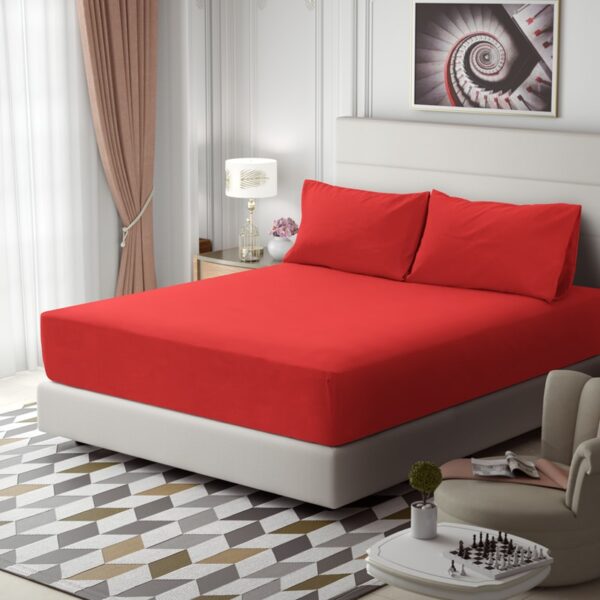 Vibrance Microfibre Fitted Bedsheet Set