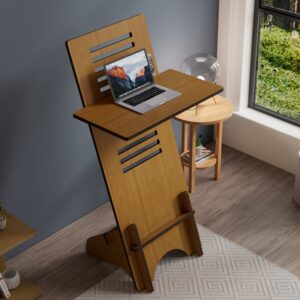 Wood Adjustable Standing Desk